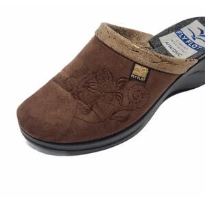 Fly Flot Anatomic Comfort Mules Brown Lightweight Italy 37